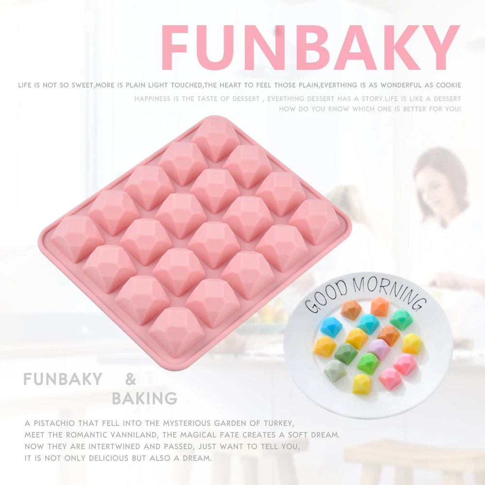 Силиконовые формочки для льда FUNBAKY толстые изготовления мороженого десертов 20