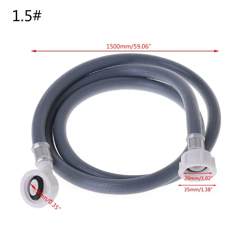 

Washing Machine Dishwasher Inlet Pipe Water Feed Fill Hose With 90 Degree Bend