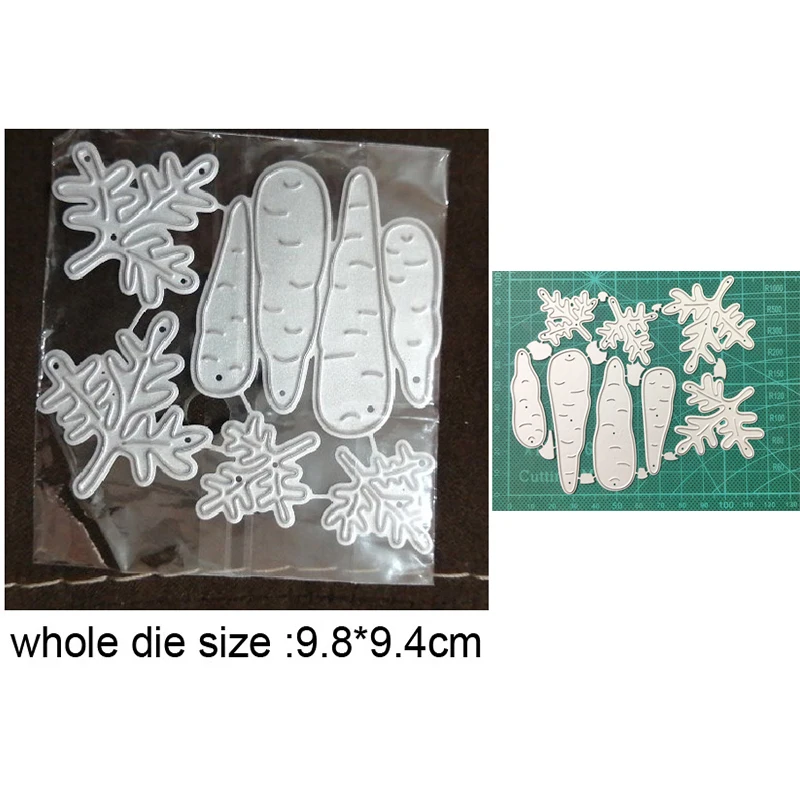 Металлические штампы для резки растений моркови Листьев штамп форма