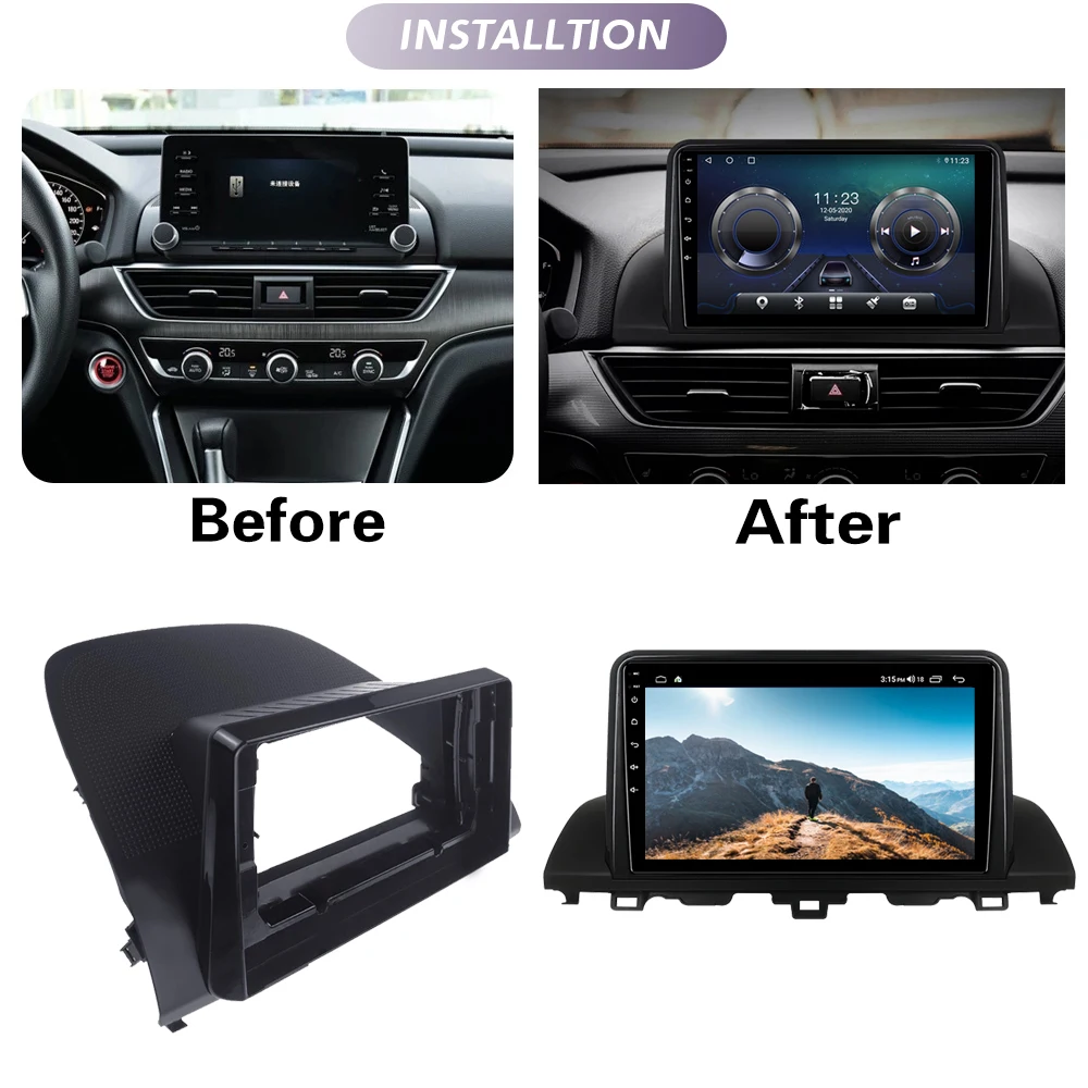 Мультимедийная магнитола для Honda Accord 10 2017-2021 Android 9 дюймов видеоплеер навигация