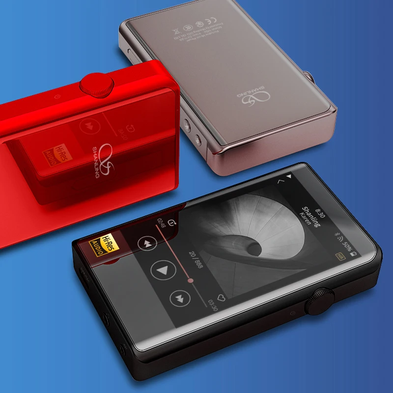 Портативный музыкальный плеер SHANLING M2X AK4490 USB DAC Bluetooth MP3 PCM32/384 DSD256 Airplay Wi-Fi усилитель