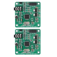 2pcs vs1053 mp3 module audio decoder encoding board spi interface with voice ogg wav recording function for microphone