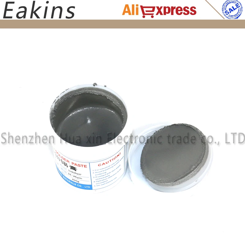 Низкотемпературная неочищенная паяльная паста Sn63/Pb37 500g стандартная для BGA SMT