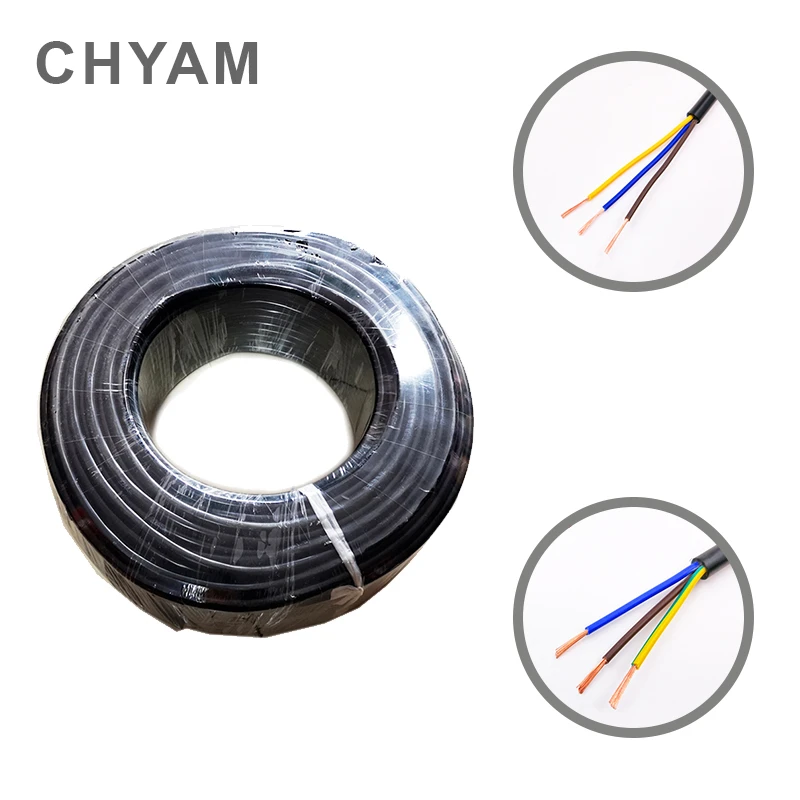 Электрический кабель RVV 22 AWG 0.3MM2 2/3/4/5/6/7/8/10/12/14/16/18 медный провод проводник