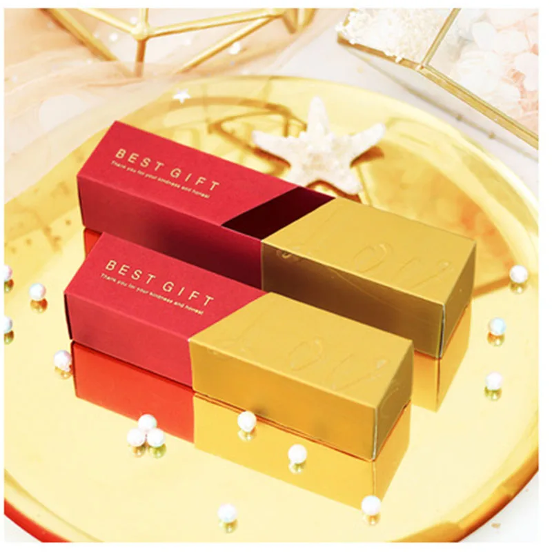 Новая креативная коробка конфет в форме помады Подарочная для свадебных