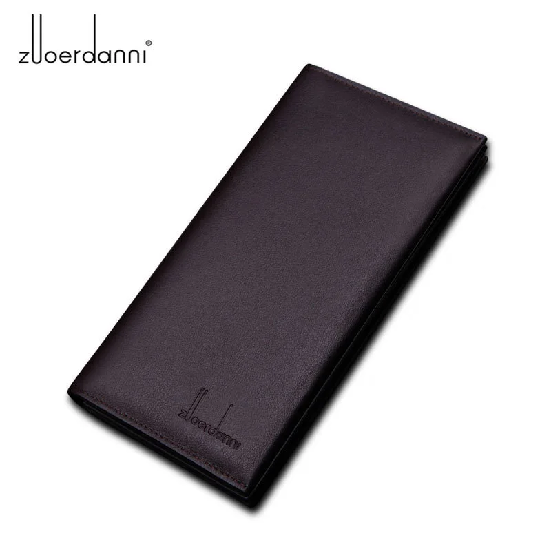 Высококачественные мужские кошельки из натуральной кожи Leaether и мужской кошелек