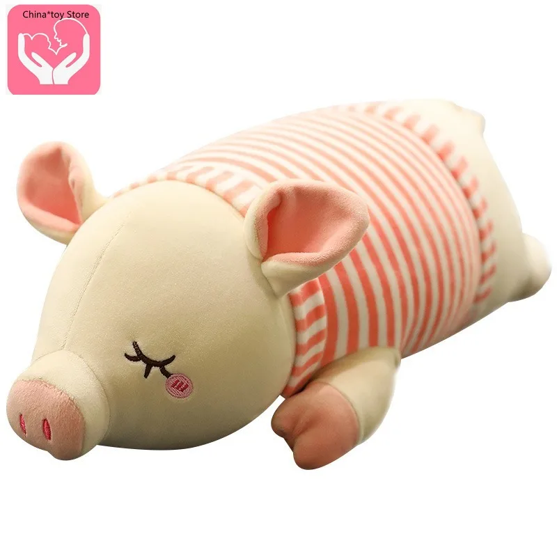Новая мягкая подушка в виде свиньи плюшевая кукла милая удерживающая спальную