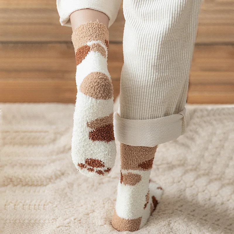 Новая женская парка с подкладкой из плюшевого флиса принт в виде мультяшных