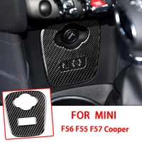 car sticker for mini cooper jcw f55 f56 f57 accessories car interior carbon fiber cigarette lighter usb aux panel console cover
