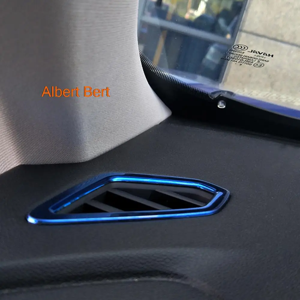 

For Haval F7 F7X 2019 Car Front Air Conditioner Outlet Frame Trim Chrome Interior Mouldings Decoration Car Accessories