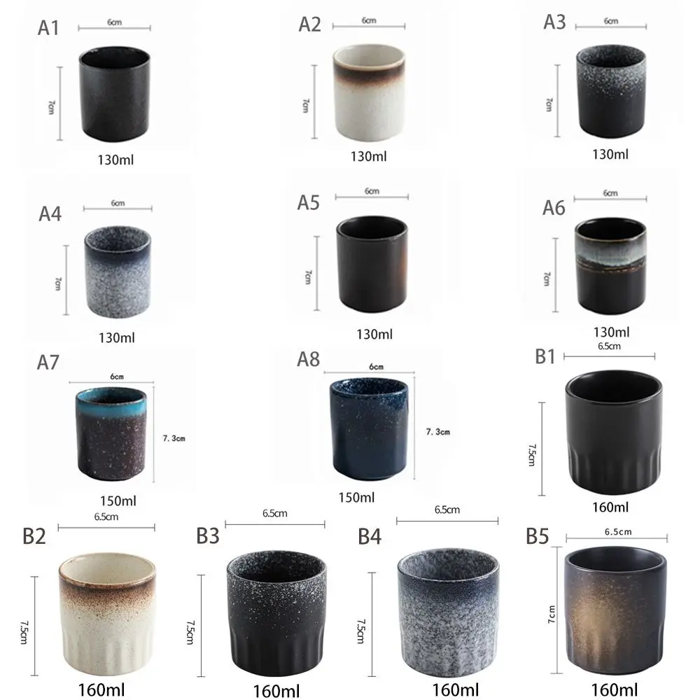 1 шт. чайная чашка в японском стиле для воды керамическая ручной росписи чая