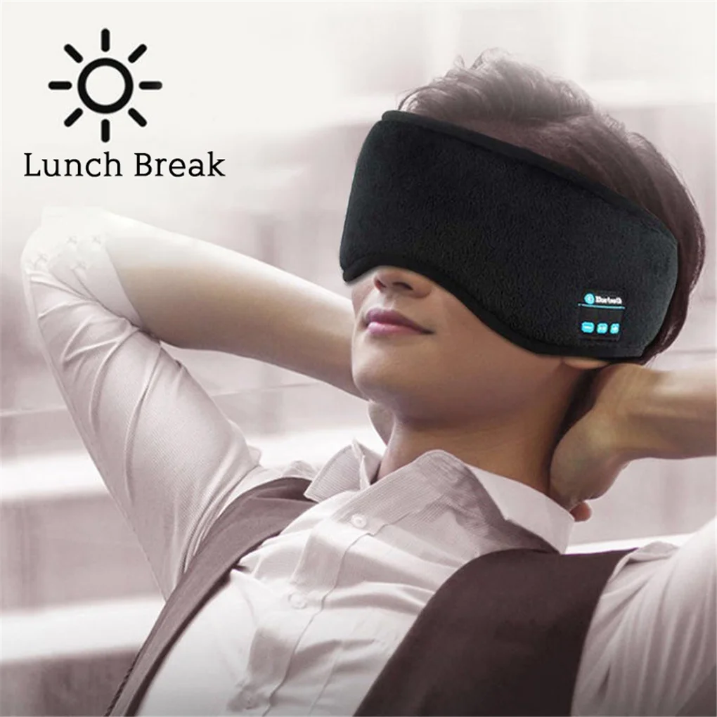 Bluetooth-маска для сна и прослушивания музыки Затемняющая маска глаз повязка на