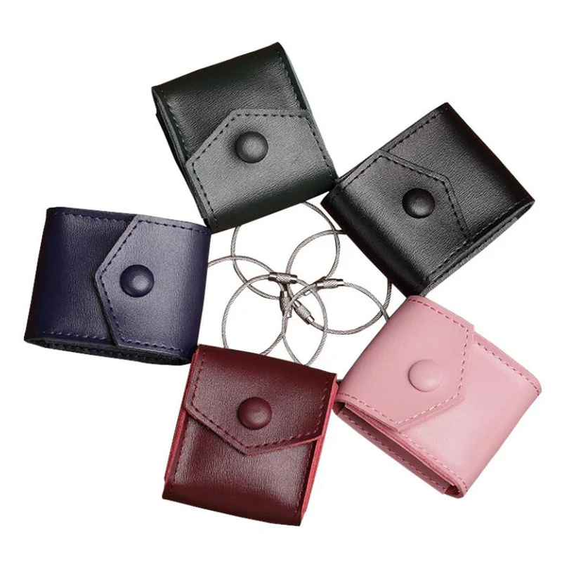 2 шт. сумка для хранения гарнитуры коровья спилок мини переноски 5 цветов наушники