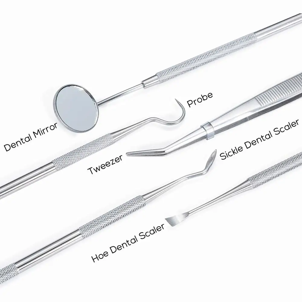 Профессиональные инструменты для чистки зубов 5 шт./компл. наборы ухода за зубами
