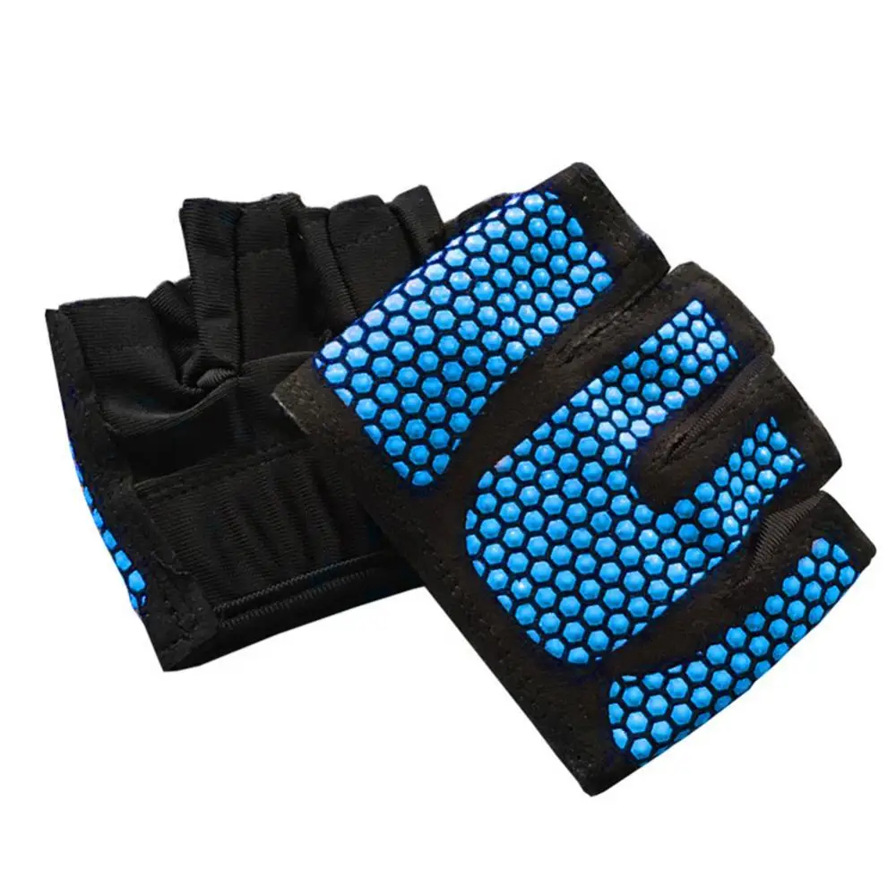 

80% Hot Sale Four Finger Women Workout Gloves Fitness Gym Yoga Exercise Hand Palm Protector Yoga Equipment