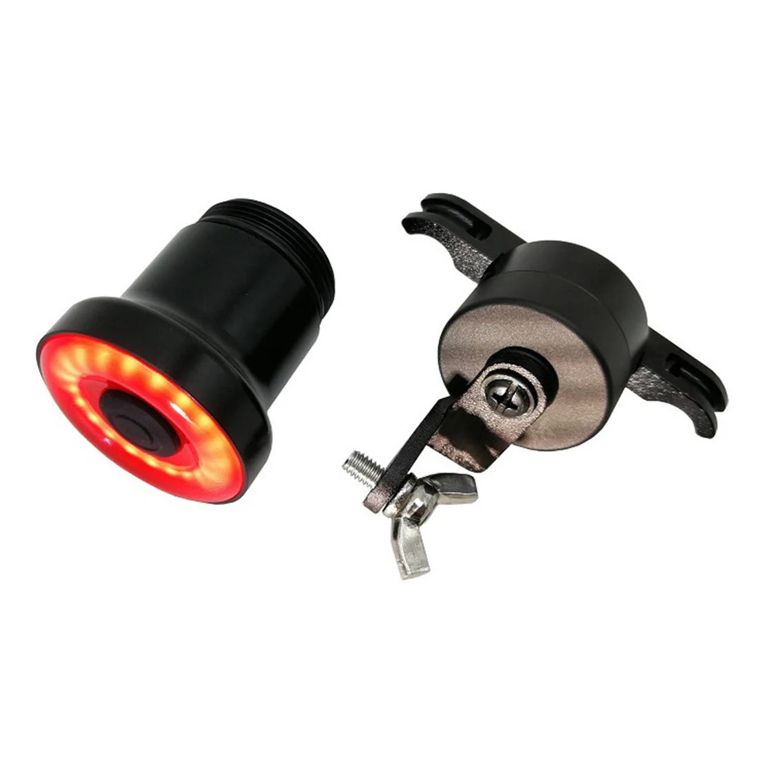 Lighting Modes Flashlight for Bicycle Auto Start/Stop Brake Sensing IPx6 Waterproof USB Charging LED Tail Taillight Bike Lights | Спорт и