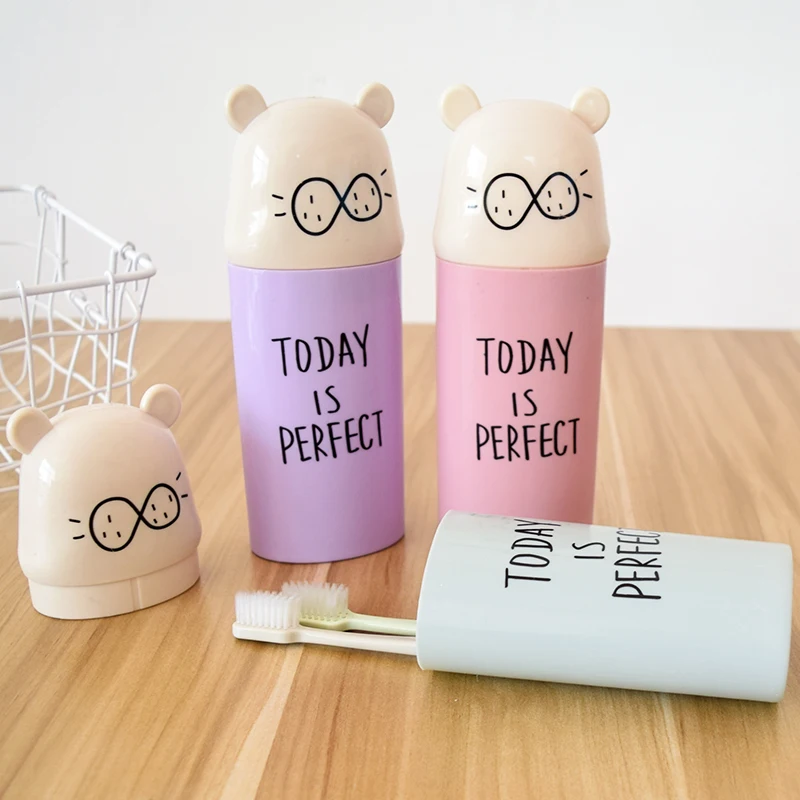 1 шт. портативный дорожный контейнер для зубной щётки и пасты|Коробки ящики