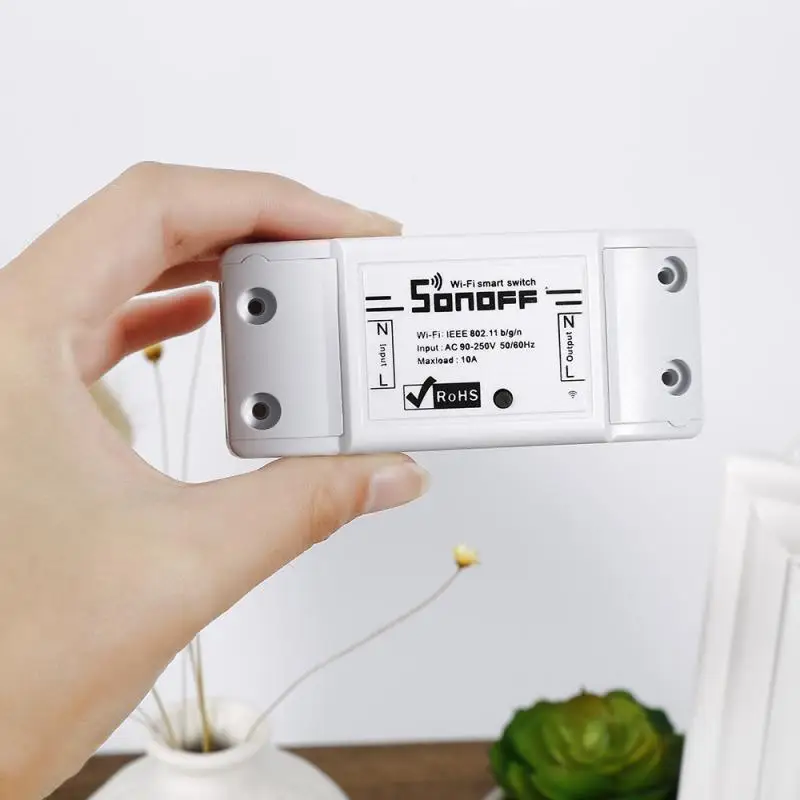 Умный Wi Fi переключатель Sonoff умный беспроводной дистанционный DIY светильник