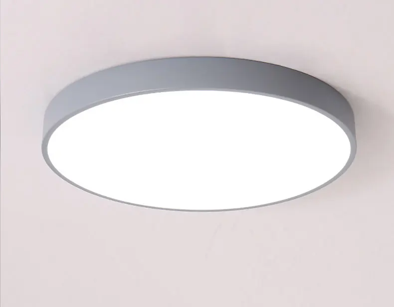 Gray Frame Современные светодиодные люстры из металла Ceiing люстра светильник ing гостиная спальня кухня Lampara deco techo светильник, светильники - Цвет абажура: Gray Frame
