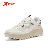 xtep 2021 women fashion summer leisure shoes breathable lightweight thick bottom casual shoes outdoor 879218320566