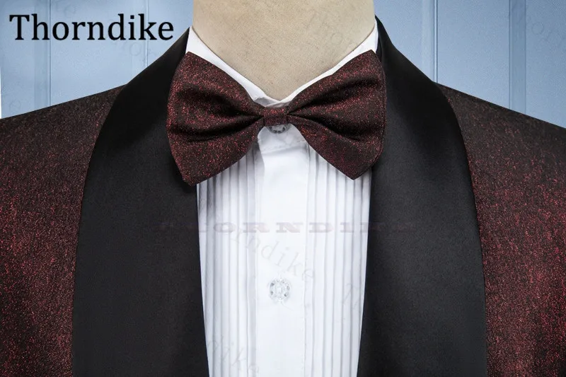 Модный мужской костюм Thorndike из 2 предметов однобортный смокинг с цветочным