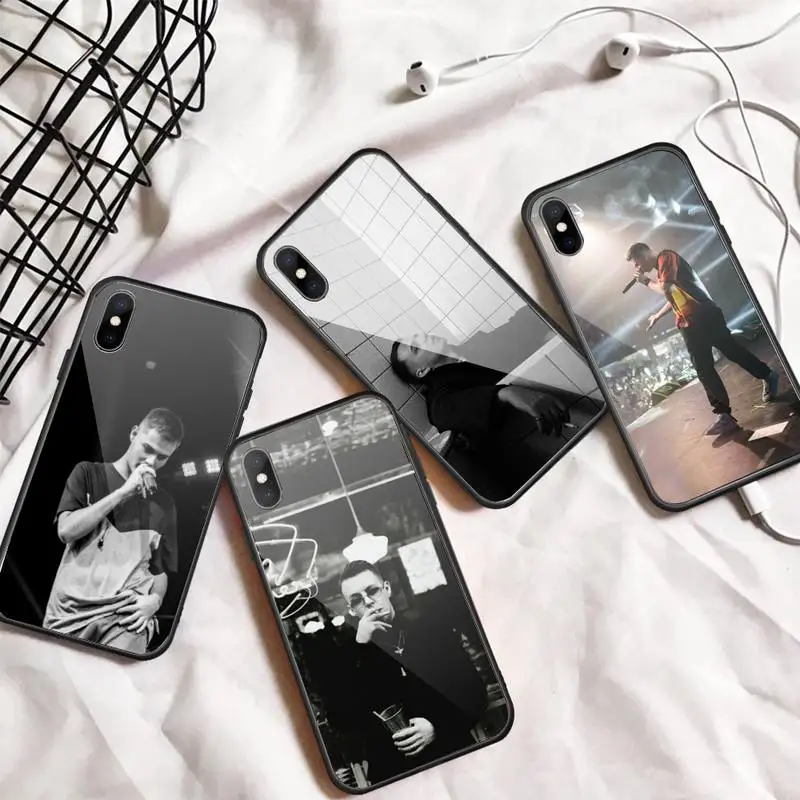

Markul Rapper russian Phone Case Tempered glass For iphone 5C 6 6S 7 8 plus X XS XR 11 PRO MAX