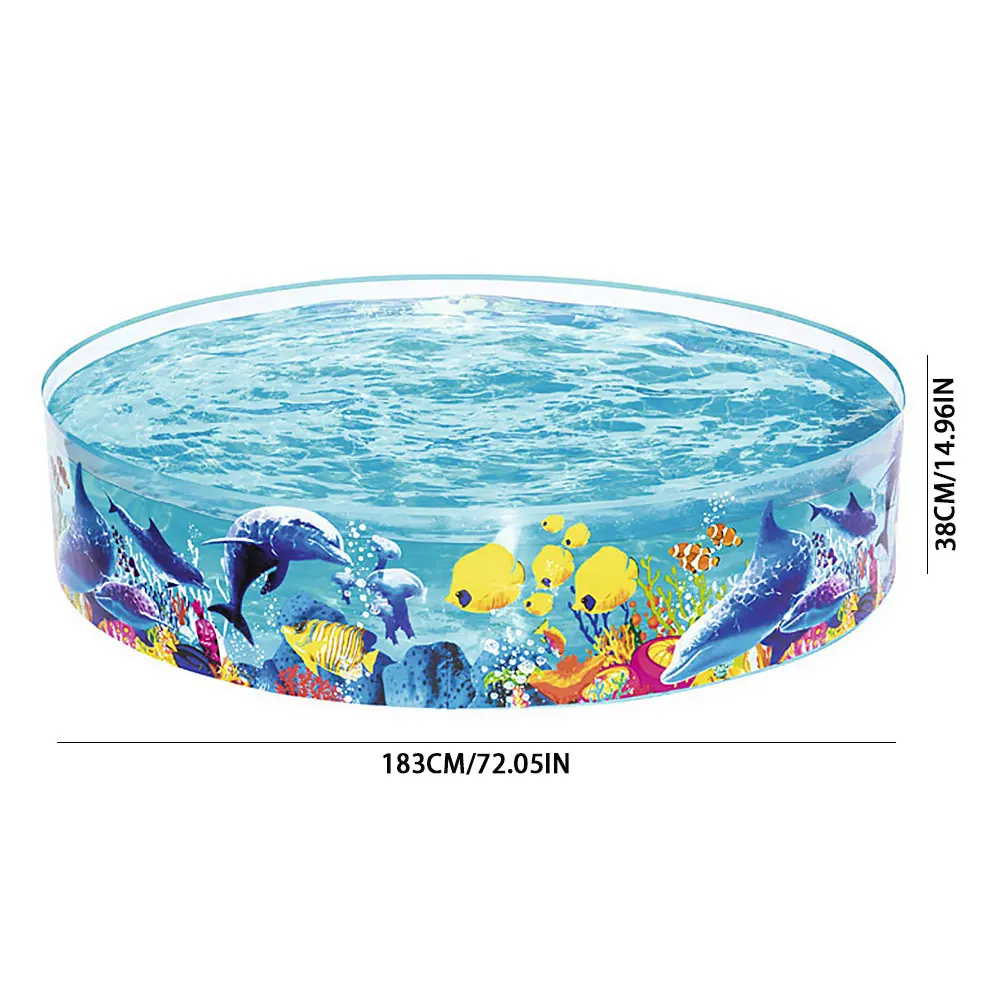 Складной детский плавательный бассейн летний задний двор семейные игры для