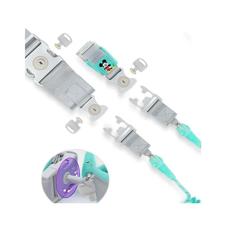 Детский поводок disney Детская безопасность анти потеря регулируемый на запястье