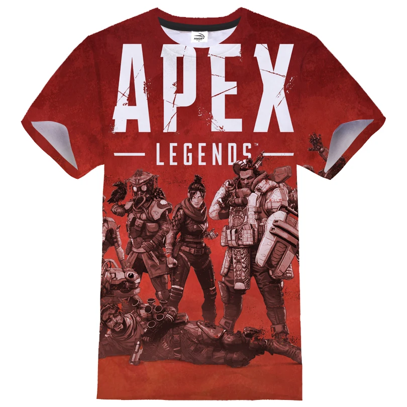Новинка 2020 футболка Apex Legends стиль игры 3D принт косплей уличная одежда для мужчин и