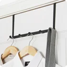 Новый дверной крючок-вешалка металлическая вешалка подвесное пальто шляпа полотенце сумка организация держатель для хранения белый и черный