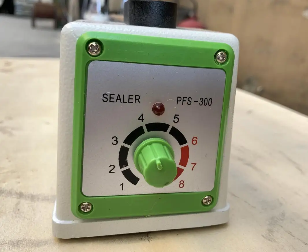 Manual Impulse Sealer Heat Plastic Bag Sealing Machine With Date Code Mold Metal Case 8mm Wide 300mm Seal Length Free Shipping | Бытовая