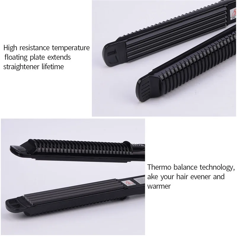 Профессиональные щипцы 220 В Керамические Гофрированные для завивки волос