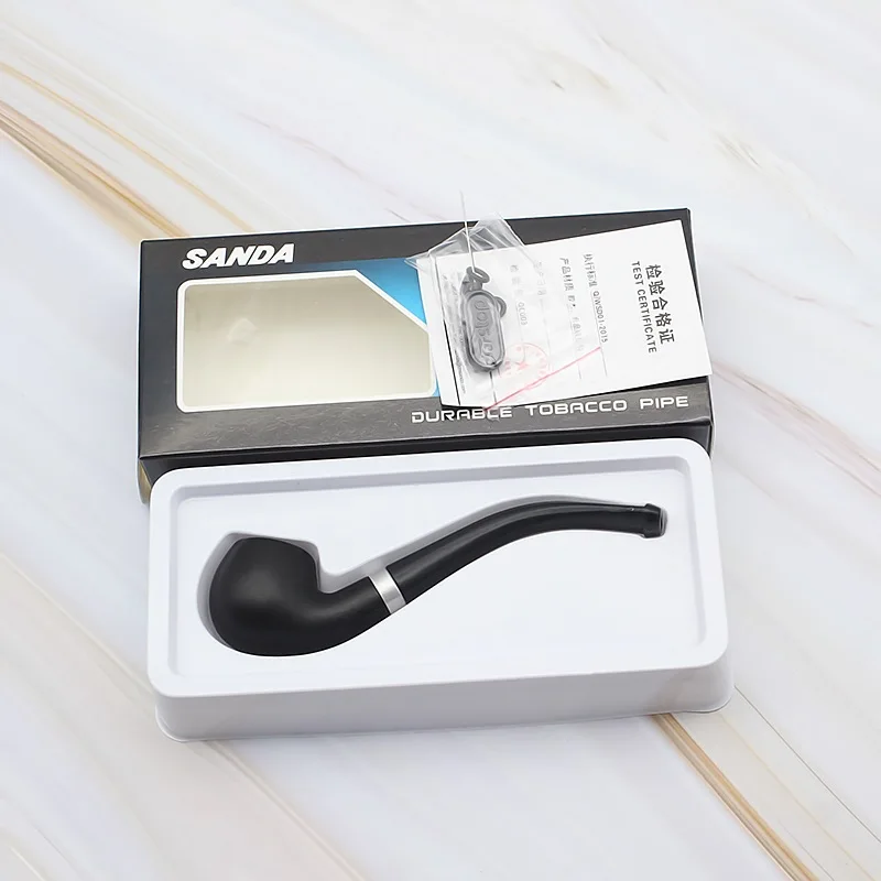 Фото Удобная табачная трубка, деревянная фотошлифовальная машина, портативные карманные травяные трубки, прочные аксессуары для сигарет, лучшие подарки №2