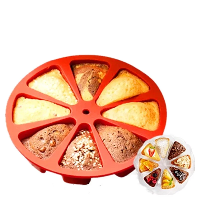 Фото 8 отверстий инструменты для украшения тортов 3d Силиконовый молд пиццы кухонный 8 отверстий инструменты для украшения тортов 3d Силиконовый молд пиццы кухонный