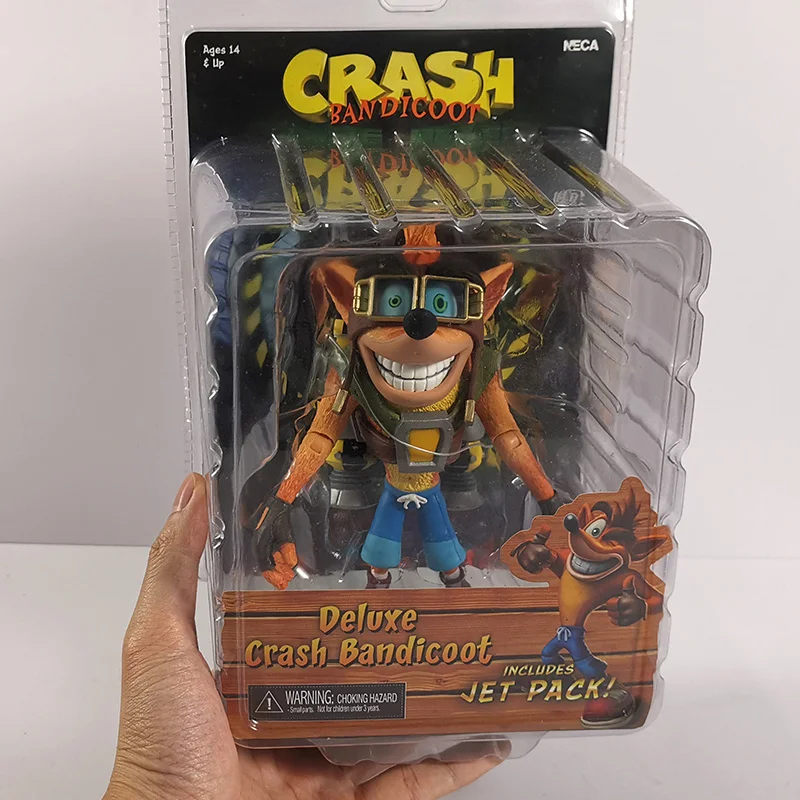 NECA аварийная Bandicoot 6 &quotДелюкс с джетпаком экшн фигурка Коллекционная модель
