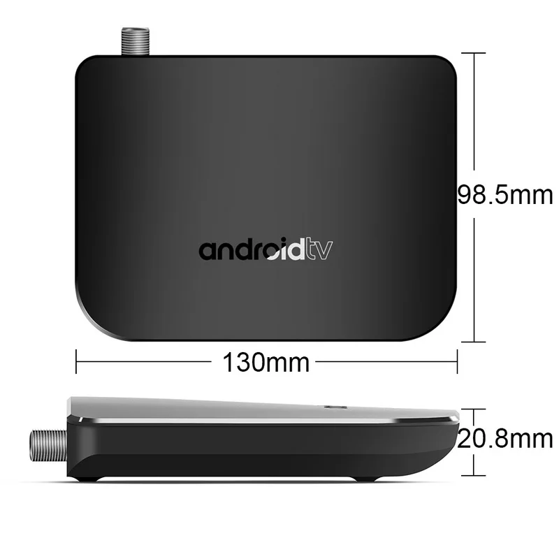 DVB S S2 Android 7 1 ТВ приставка ГБ ОЗУ 8 ПЗУ Amlogic S905D Восьмиядерный 100 м Смарт 4K H.265 2 4G WiFi