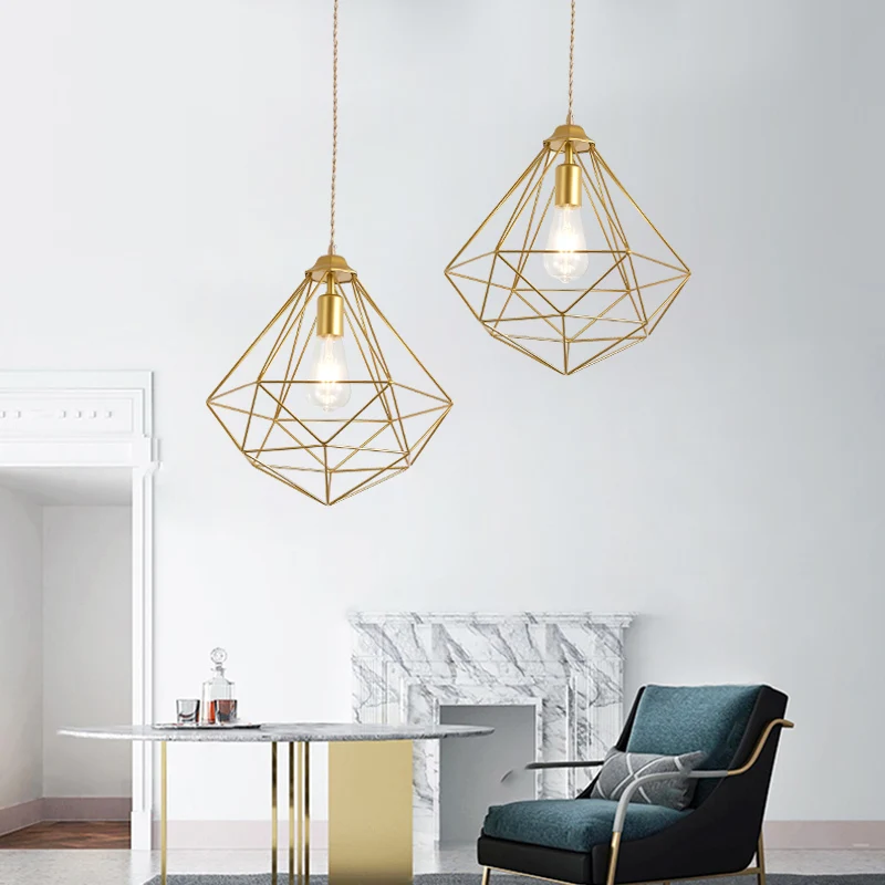 Скандинавский промышленный стиль подвесные светильники ретро современный