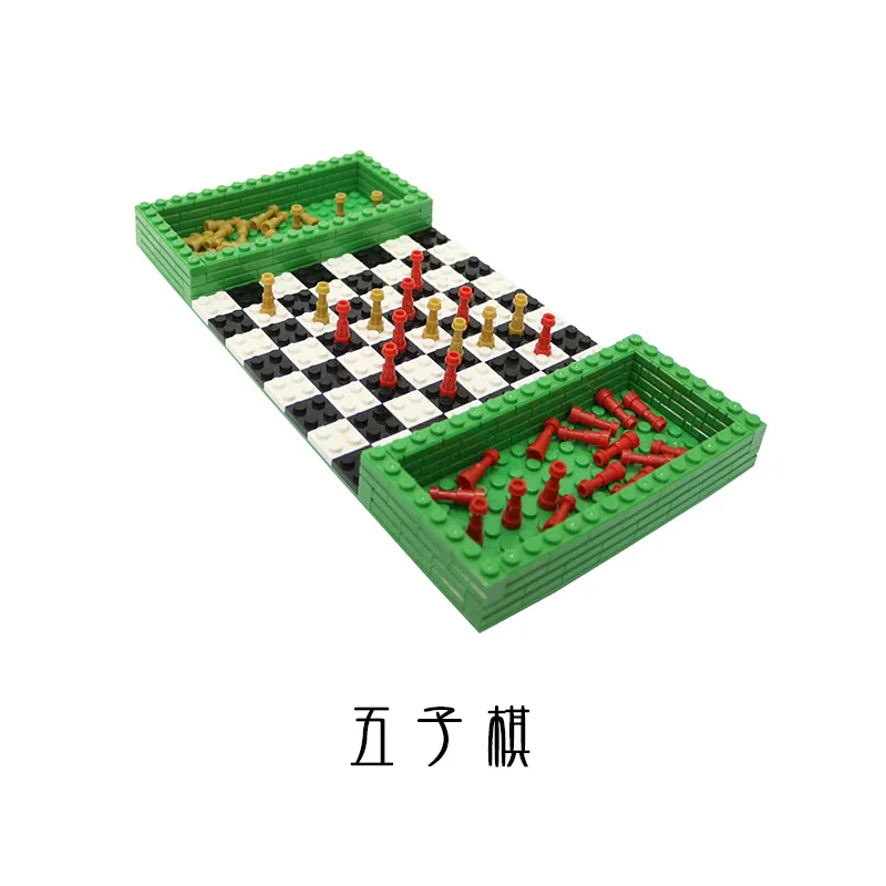 

Building Block Minifigures Soldier Knight Chess Backgammon Diy Building Block Board Cross-border Hot Sale Building Blocks Toys