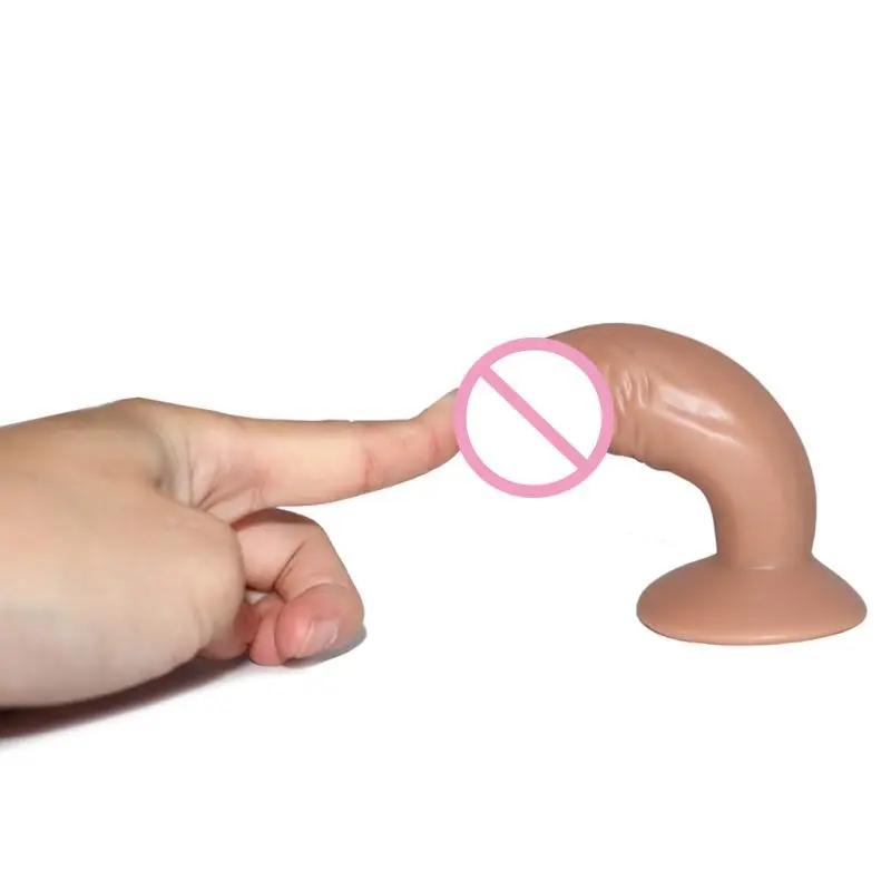 Высокое качество Новые Реалистичные Мини-дилдо с присоской пенис Анальная