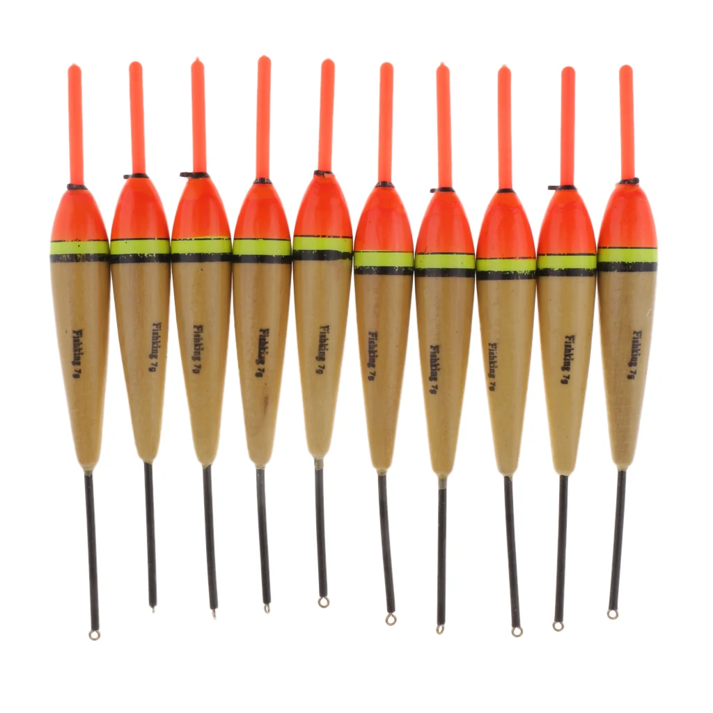 

10pcs High Sensitivity Fishing Float Long Distance Fishing Bait Indicators