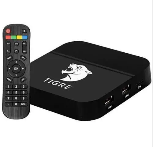 tigre brand ТВ TIGRE H tv 6 tv BOX h tv 6 vs H tv 5 a2 Бразильский Португальский ТВ Интернет потоковое видео устройство Live IP tv фильм Бразилия 4K HD медиаплеер - Цвет: tigre brand