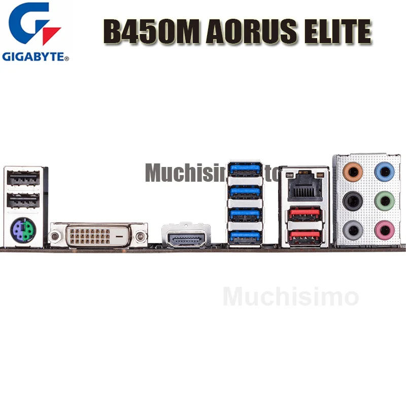 Разъем AM4 для Gigabyte B450M AORUS ELITE материнская плата DDR4 M.2 128 ГБ PCI-E 3 0 настольный