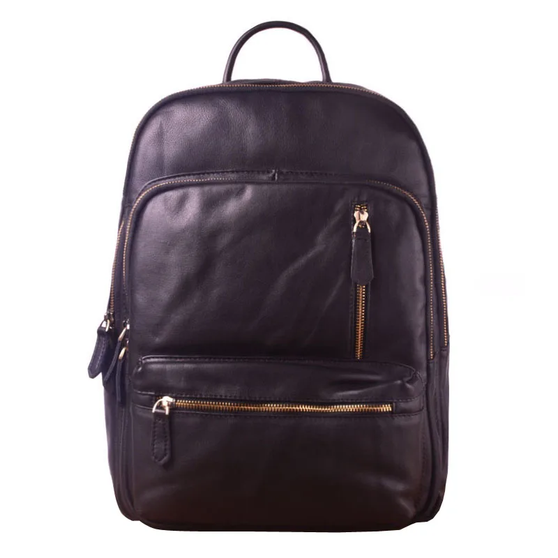 AETOO винтажная кожаная сумка на плечо, индивидуальный рюкзак ручной работы с передними краями, мужские и женские сумки, компьютерные сумки