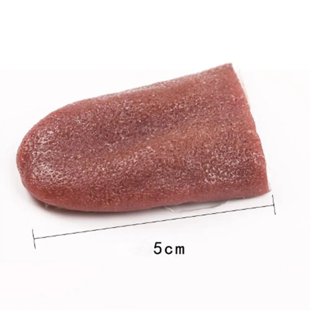 

Realistic Simulation Fake Tongue Finger Sleeve Gross Jokes Children's Toys Prank Magic Tricks Halloween Horrific Magicians Props