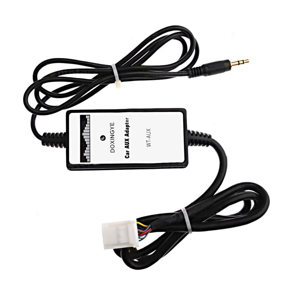 DOXINGYE 3 5 мм Aux-in радио цифровой CD смены адаптер MP3 плеер для Toyota Lexus Corolla 6 + 6PIN