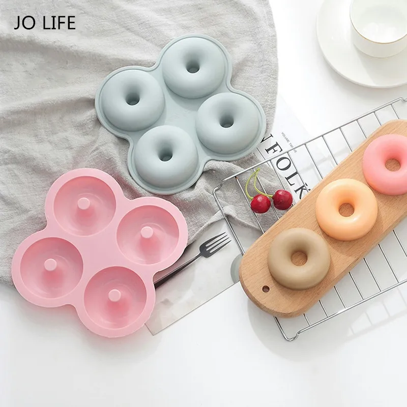 Силиконовая форма JO LIFE для выпечки в виде пончика антипригарная инструменты