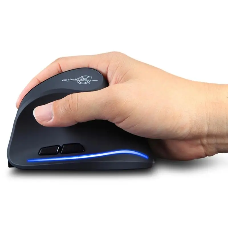 

ZELOTES F-35 2.4GHz Vertical Wireless Rechargeable USB Gaming Mouse 2400 DPI 6 Buttons Adjustable Ergonomic Optical Mice