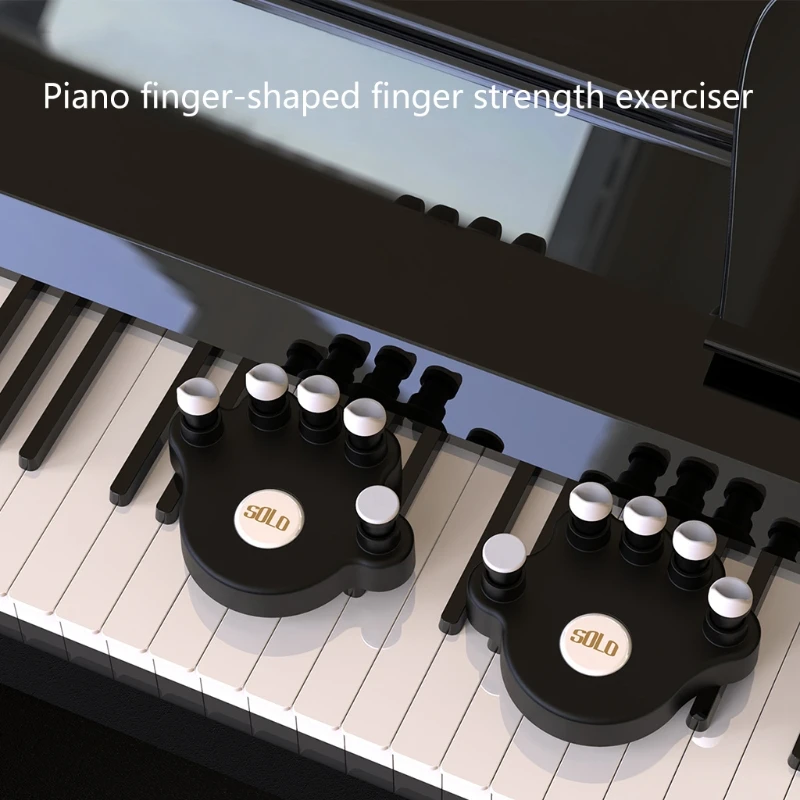 

1 пара пальцев для пианино тренировочные инструменты для силовых тренировок пальцевые корректоры пальцевые накладки клавиатура для пианин...