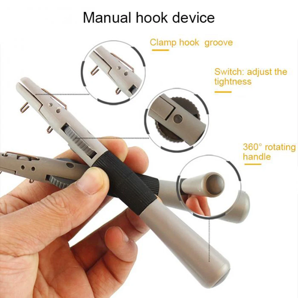 Manually Fish Hook Wire Knotter ABS Tie Device Line Fishing Tackle Tools Fast Tying Knot Tool | Спорт и развлечения