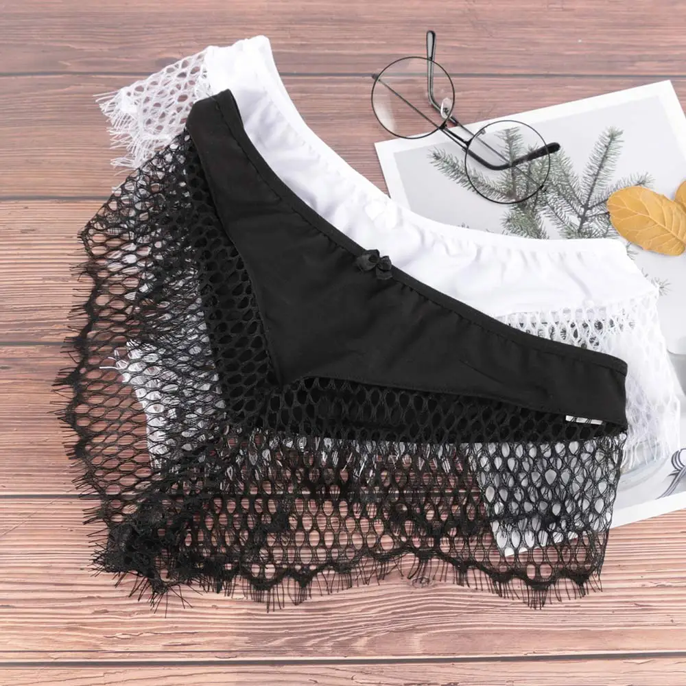 1 шт. сексуальные женские трусики Кружевные Полые стринги сетчатые прозрачные